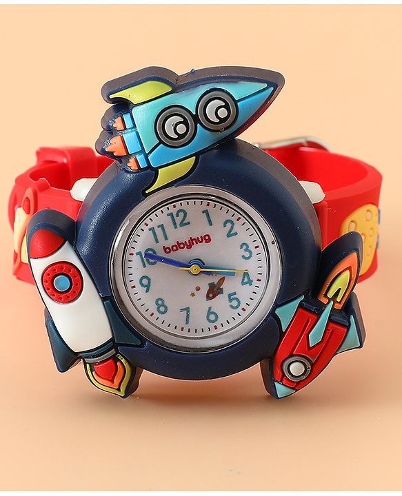 Babyhug Free Size Analog Watch - Blue