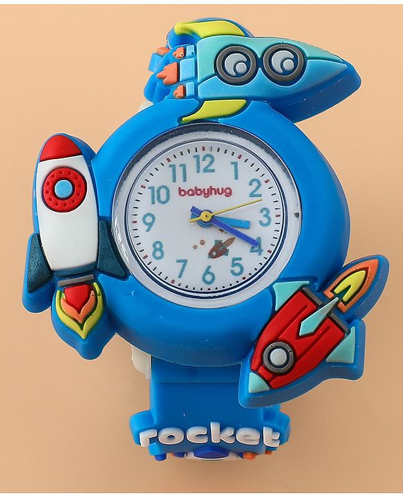 Babyhug Boys Free Size Analog Watch - Light Blue