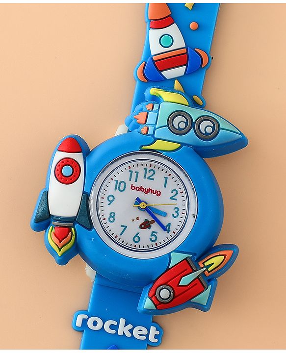 Babyhug Boys Free Size Analog Watch - Light Blue