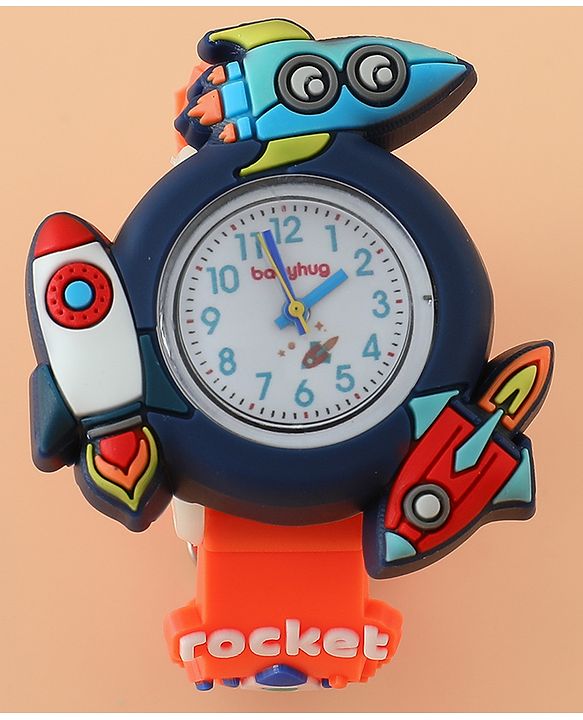 Babyhug Boys Free Size Analog Watch - Light Blue