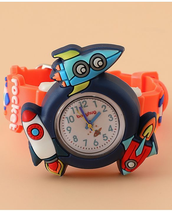 Babyhug Boys Free Size Analog Watch - Light Blue