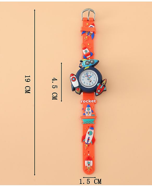 Babyhug Boys Free Size Analog Watch - Light Blue