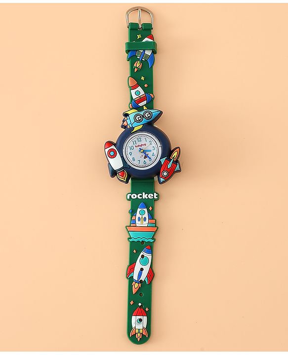 Babyhug Boys Free Size Analog Watch - Light Blue
