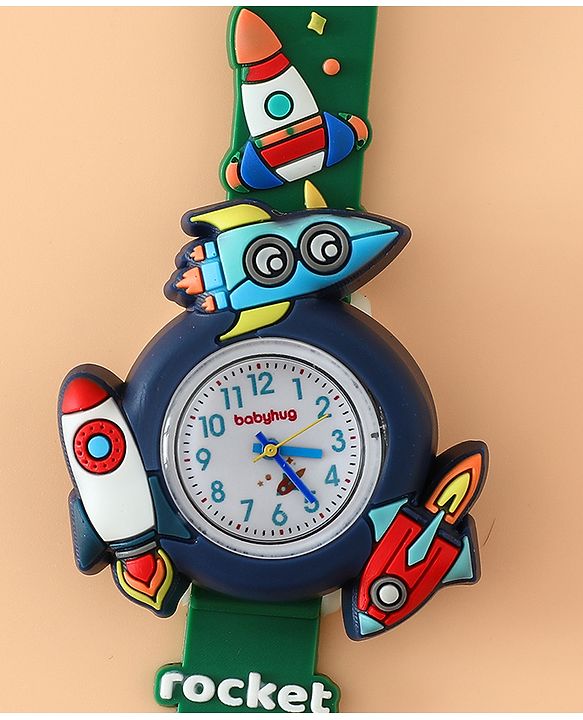 Babyhug Boys Free Size Analog Watch - Light Blue