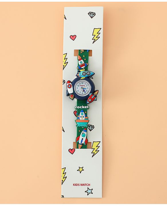 Babyhug Boys Free Size Analog Watch - Light Blue