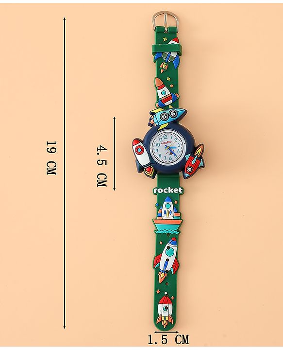 Babyhug Boys Free Size Analog Watch - Light Blue