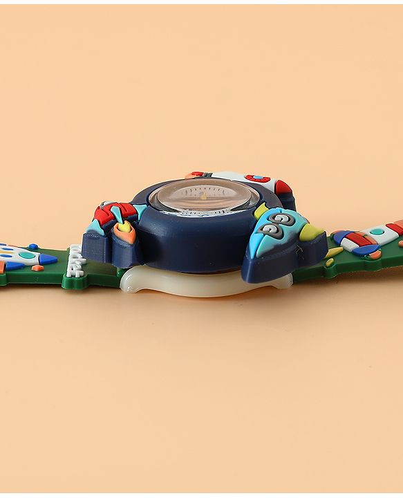 Babyhug Boys Free Size Analog Watch - Light Blue