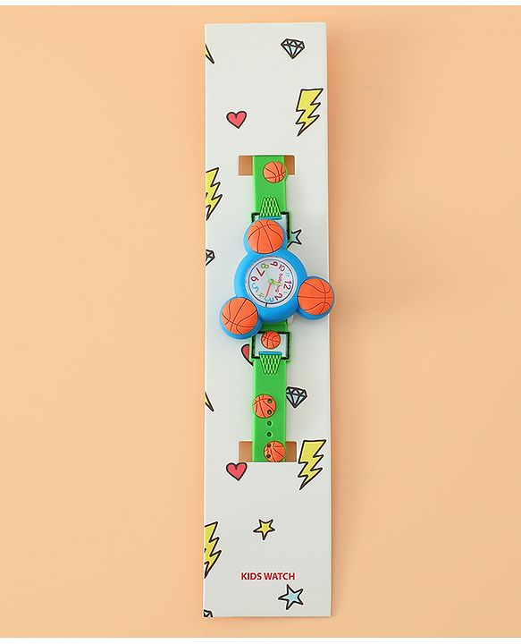Babyhug Boy Free Size Analog Watch - Green