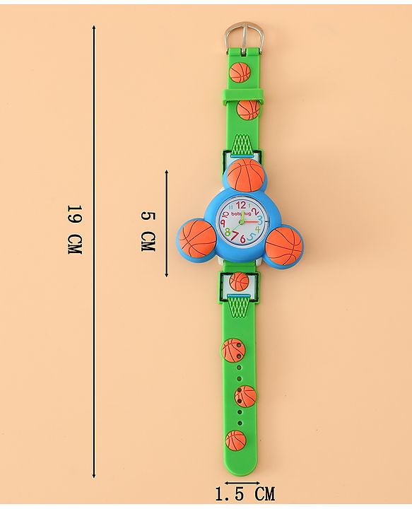 Babyhug Boy Free Size Analog Watch - Green