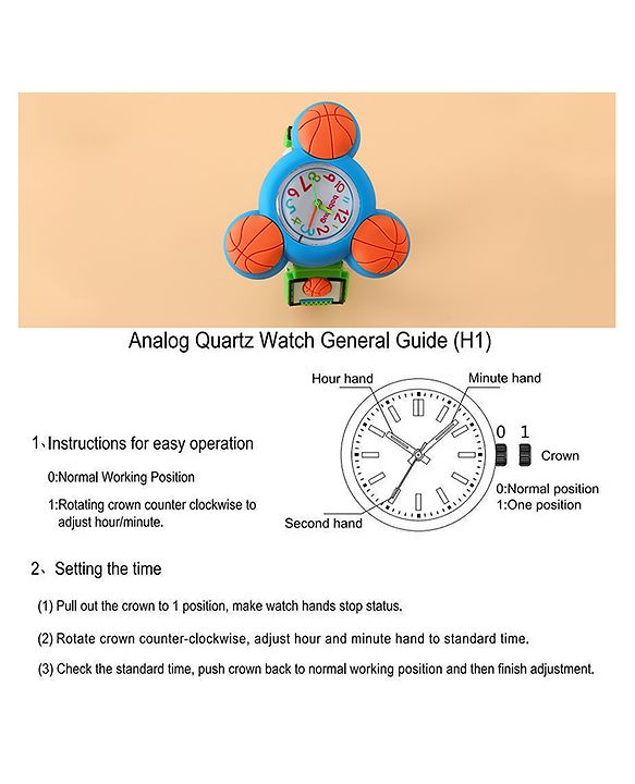 Babyhug Boy Free Size Analog Watch - Green