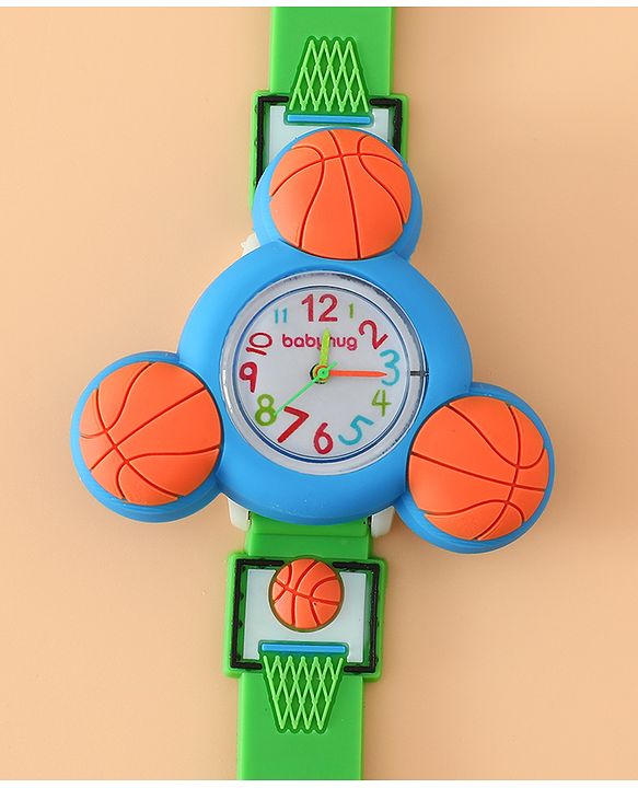 Babyhug Boy Free Size Analog Watch - Green