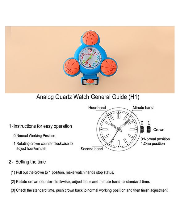 Babyhug Boy Free Size Analog Watch - Green