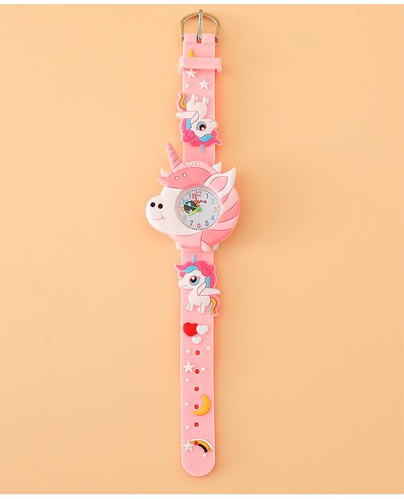 Babyhug Girl Free Size Analog Watch - Pink