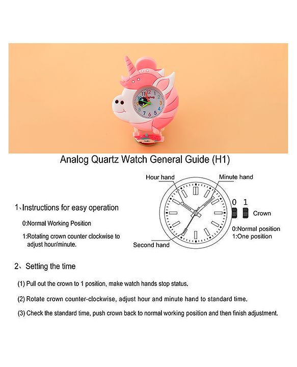 Babyhug Girl Free Size Analog Watch - Pink