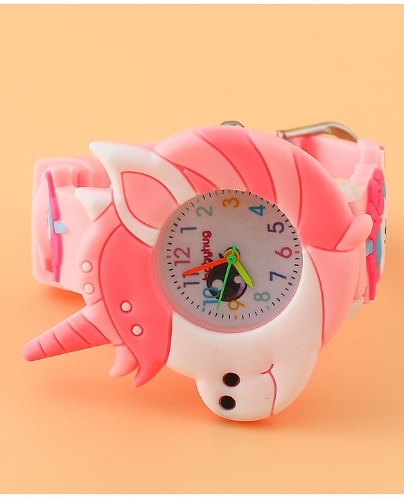 Babyhug Girl Free Size Analog Watch - Pink
