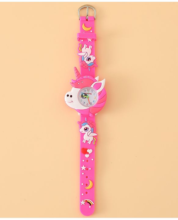 Babyhug Girl Free Size Analog Watch - Pink