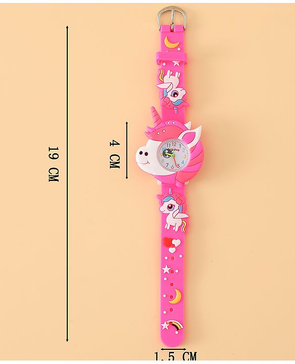 Babyhug Girl Free Size Analog Watch - Pink