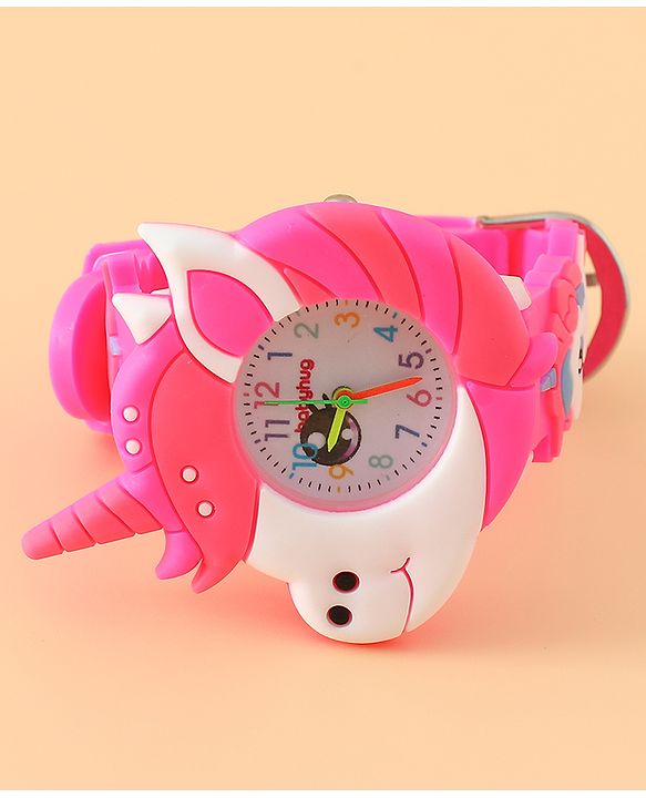 Babyhug Girl Free Size Analog Watch - Pink