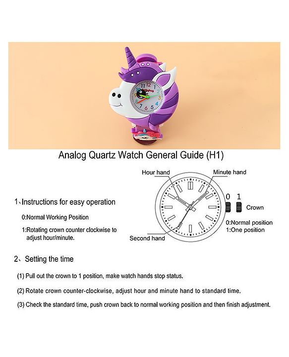 Babyhug Girl Free Size Analog Watch - Pink