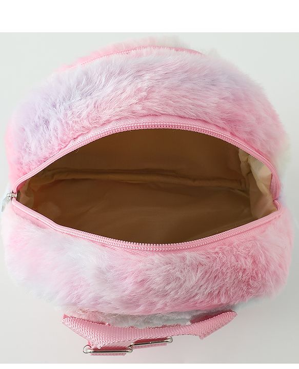 Babyhug Free Size Fashion Backpacks with Hearts - Pink