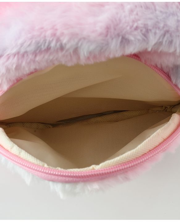 Babyhug Free Size Fashion Backpacks with Hearts - Pink