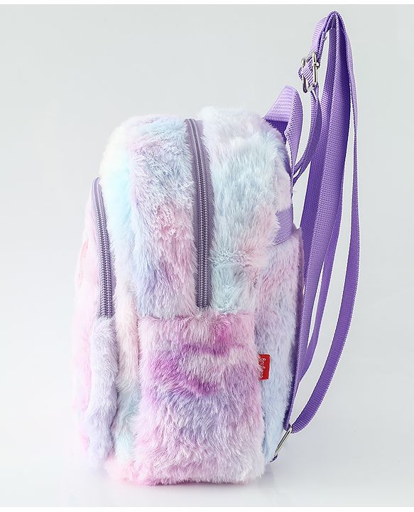 Babyhug Free Size Fashion Backpacks with Hearts - Pink