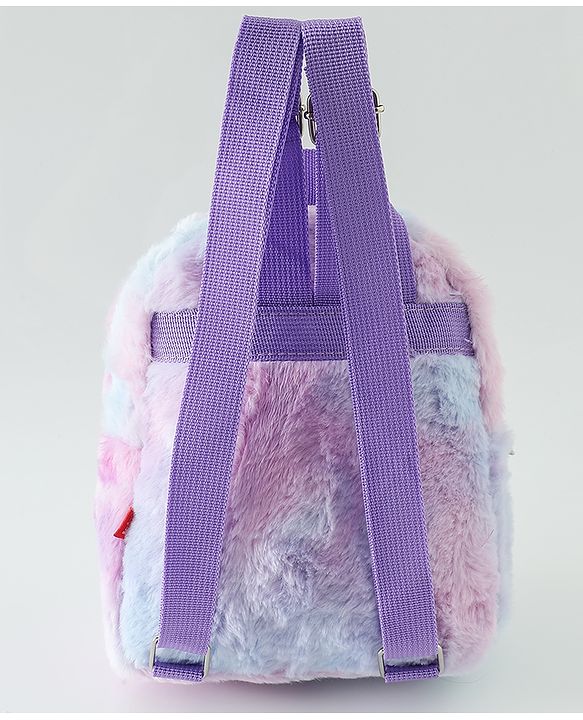 Babyhug Free Size Fashion Backpacks with Hearts - Pink