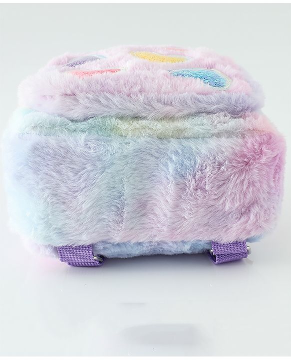 Babyhug Free Size Fashion Backpacks with Hearts - Pink