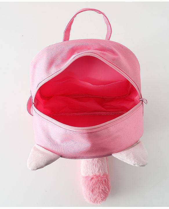 Babyhug Free Size Fashion Backpacks Kitty design - Pink