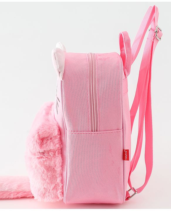 Babyhug Free Size Fashion Backpacks Kitty design - Pink