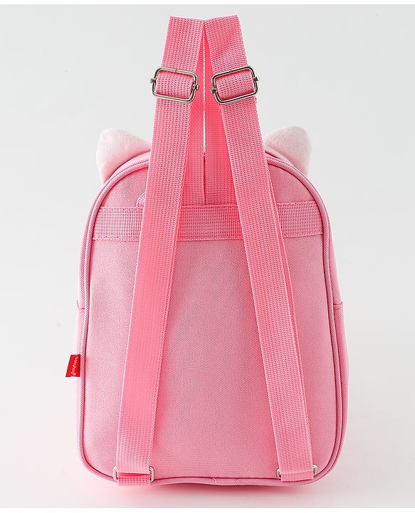 Babyhug Free Size Fashion Backpacks Kitty design - Pink