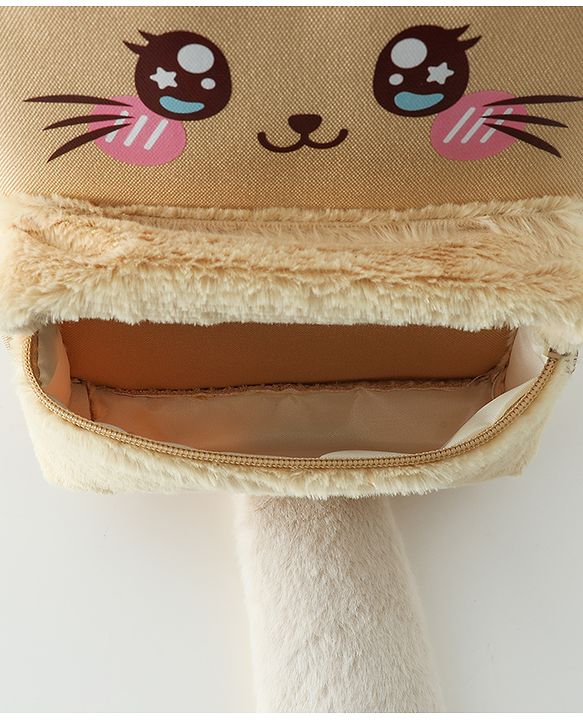 Babyhug Free Size Fashion Backpacks Kitty design - Pink
