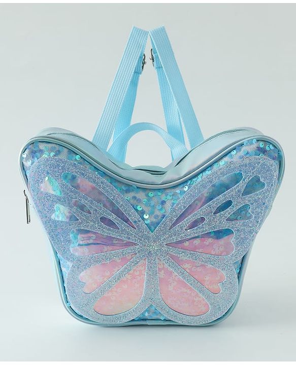 Babyhug Free Size Fashion Backpacks Butterfly design - Pink