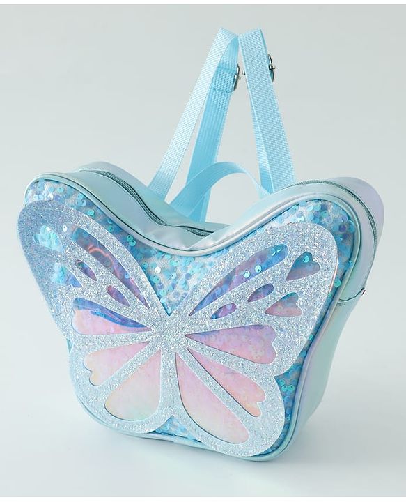 Babyhug Free Size Fashion Backpacks Butterfly design - Pink