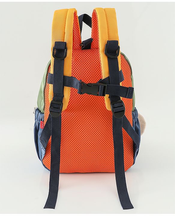 Babyhug Fashion Backpacks With Rabbit Applique - Yellow
