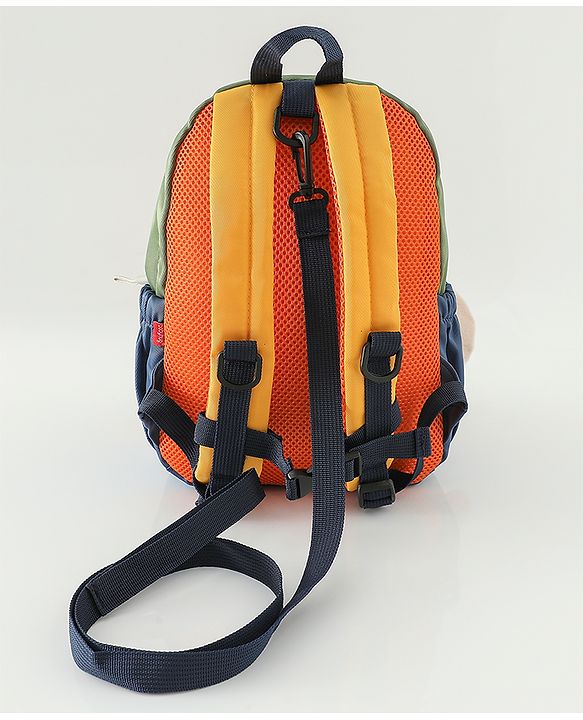 Babyhug Fashion Backpacks With Rabbit Applique - Yellow