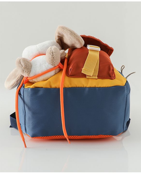 Babyhug Fashion Backpacks With Rabbit Applique - Yellow