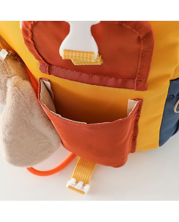 Babyhug Fashion Backpacks With Rabbit Applique - Yellow