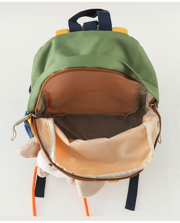 Babyhug Fashion Backpacks With Rabbit Applique - Yellow