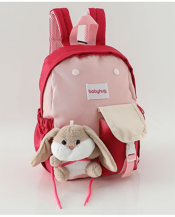 Babyhug Fashion Backpacks With Rabbit Applique - Yellow