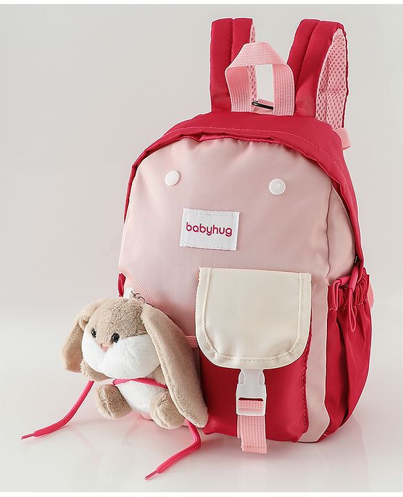 Babyhug Fashion Backpacks With Rabbit Applique - Yellow