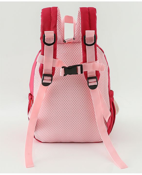 Babyhug Fashion Backpacks With Rabbit Applique - Yellow