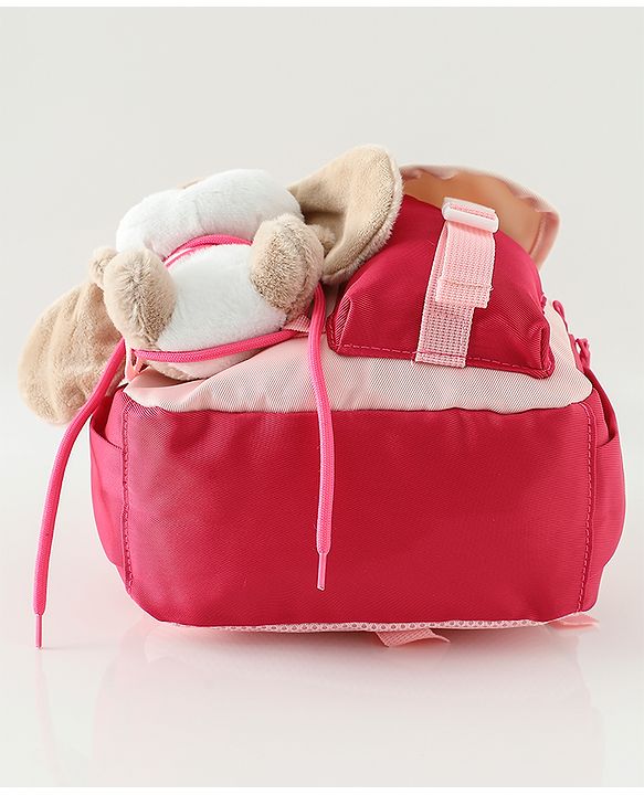 Babyhug Fashion Backpacks With Rabbit Applique - Yellow