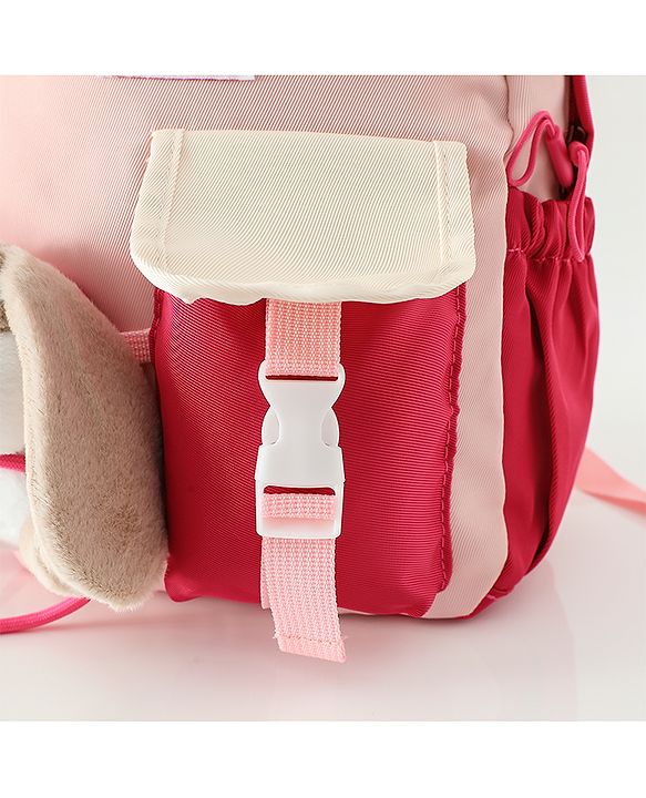 Babyhug Fashion Backpacks With Rabbit Applique - Yellow