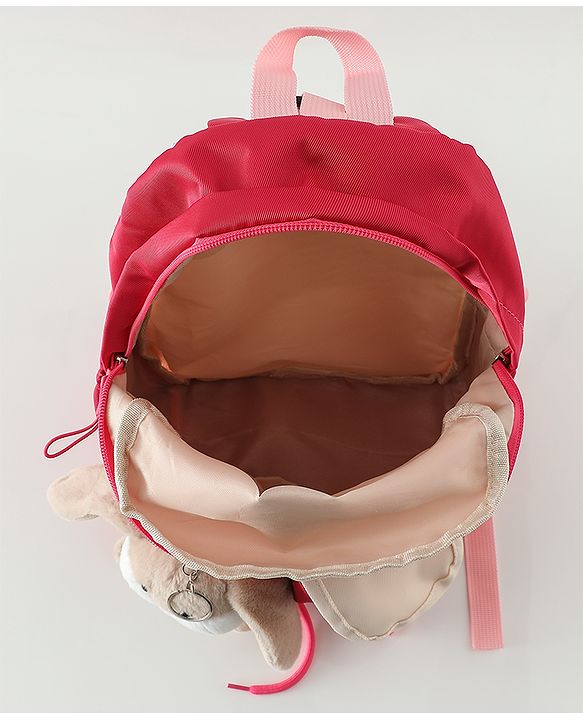 Babyhug Fashion Backpacks With Rabbit Applique - Yellow