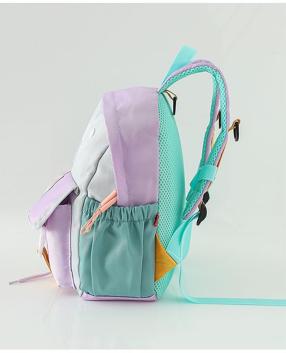 Babyhug Fashion Backpacks With Rabbit Applique - Yellow