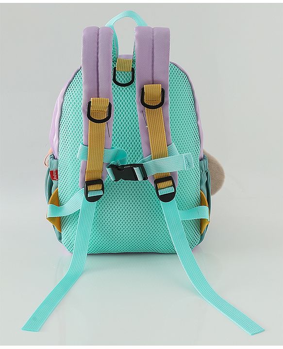 Babyhug Fashion Backpacks With Rabbit Applique - Yellow