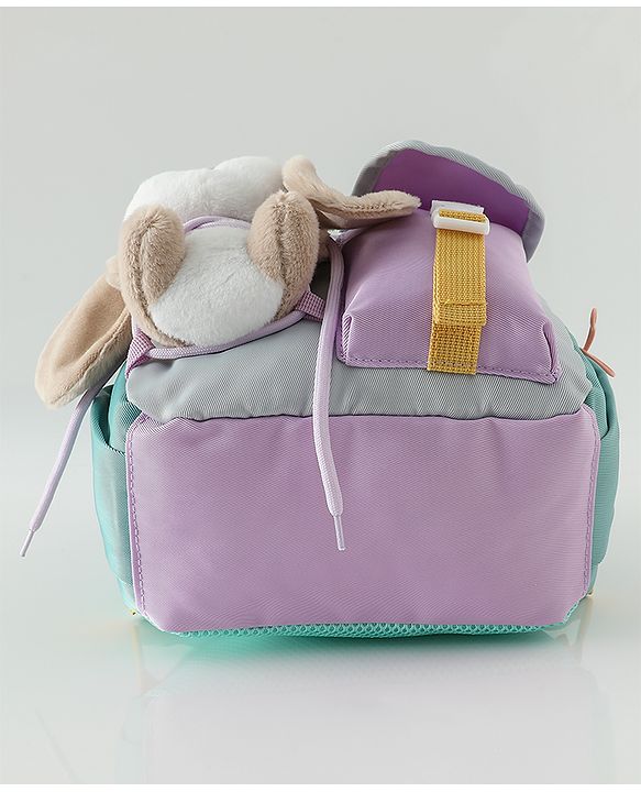 Babyhug Fashion Backpacks With Rabbit Applique - Yellow