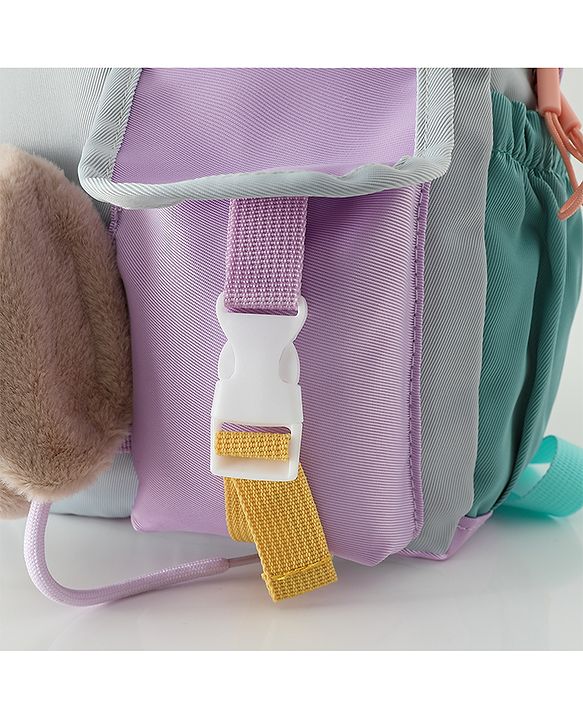 Babyhug Fashion Backpacks With Rabbit Applique - Yellow