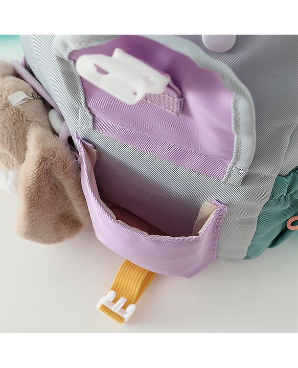 Babyhug Fashion Backpacks With Rabbit Applique - Yellow
